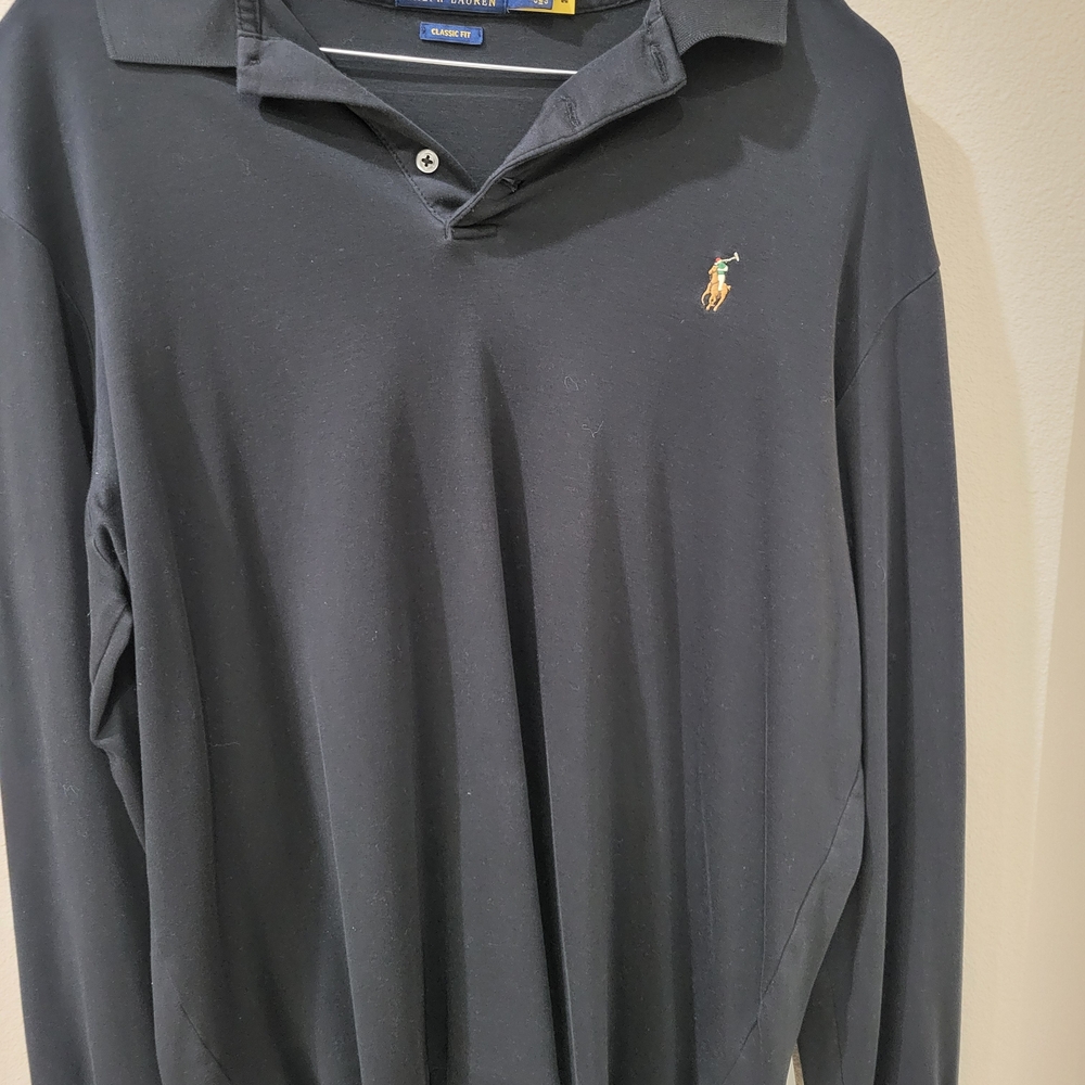 Polo by Ralph Lauren Men's Classic Black Polo Shirt